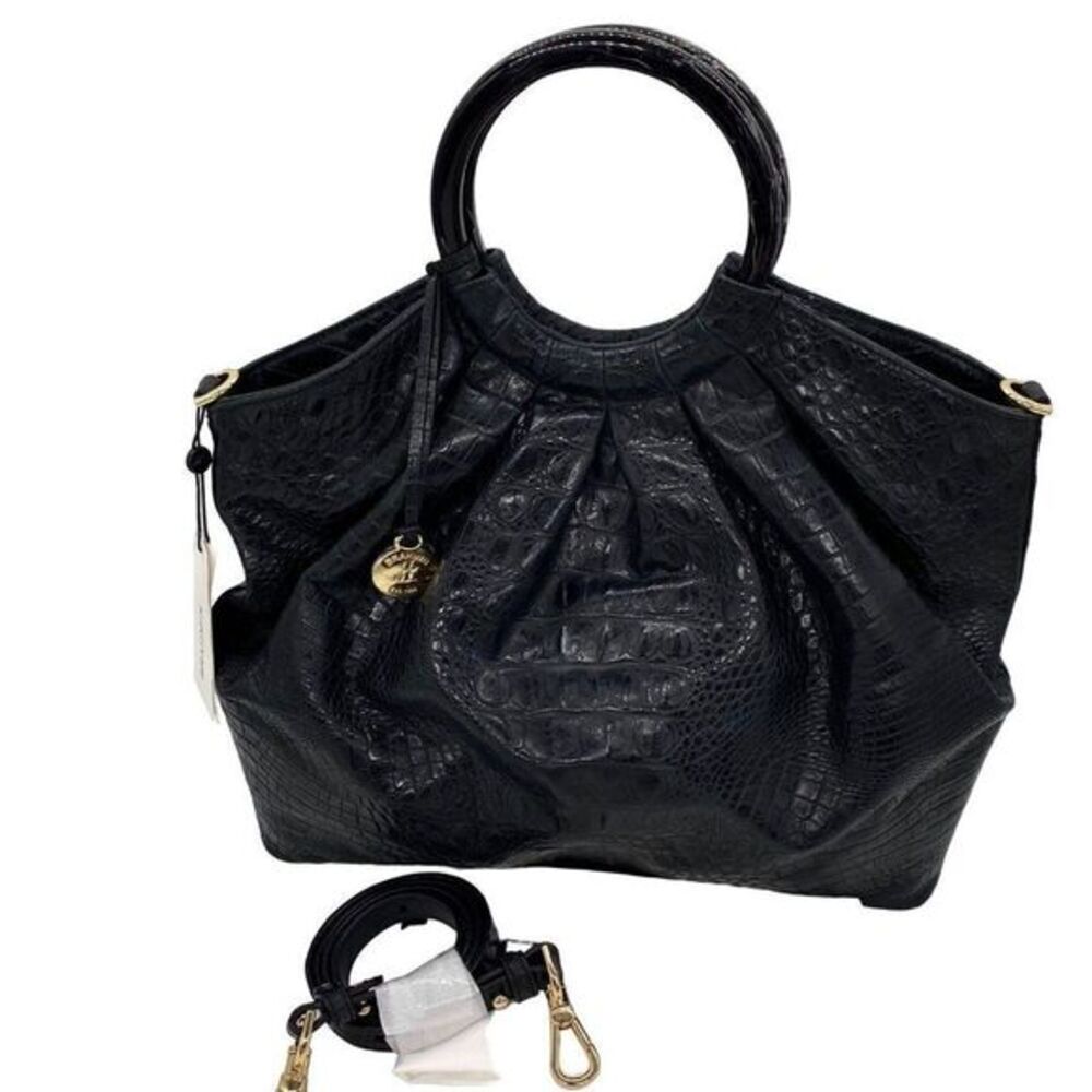 Brahmin Renata Croco Leather Tote Bag New